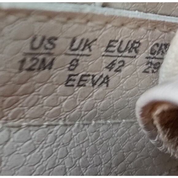 NATURALIZER Womens Ivory Snake 1" Platform Pull Tab Eeva Toe Wedge Booties 12M - Picture 5 of 5